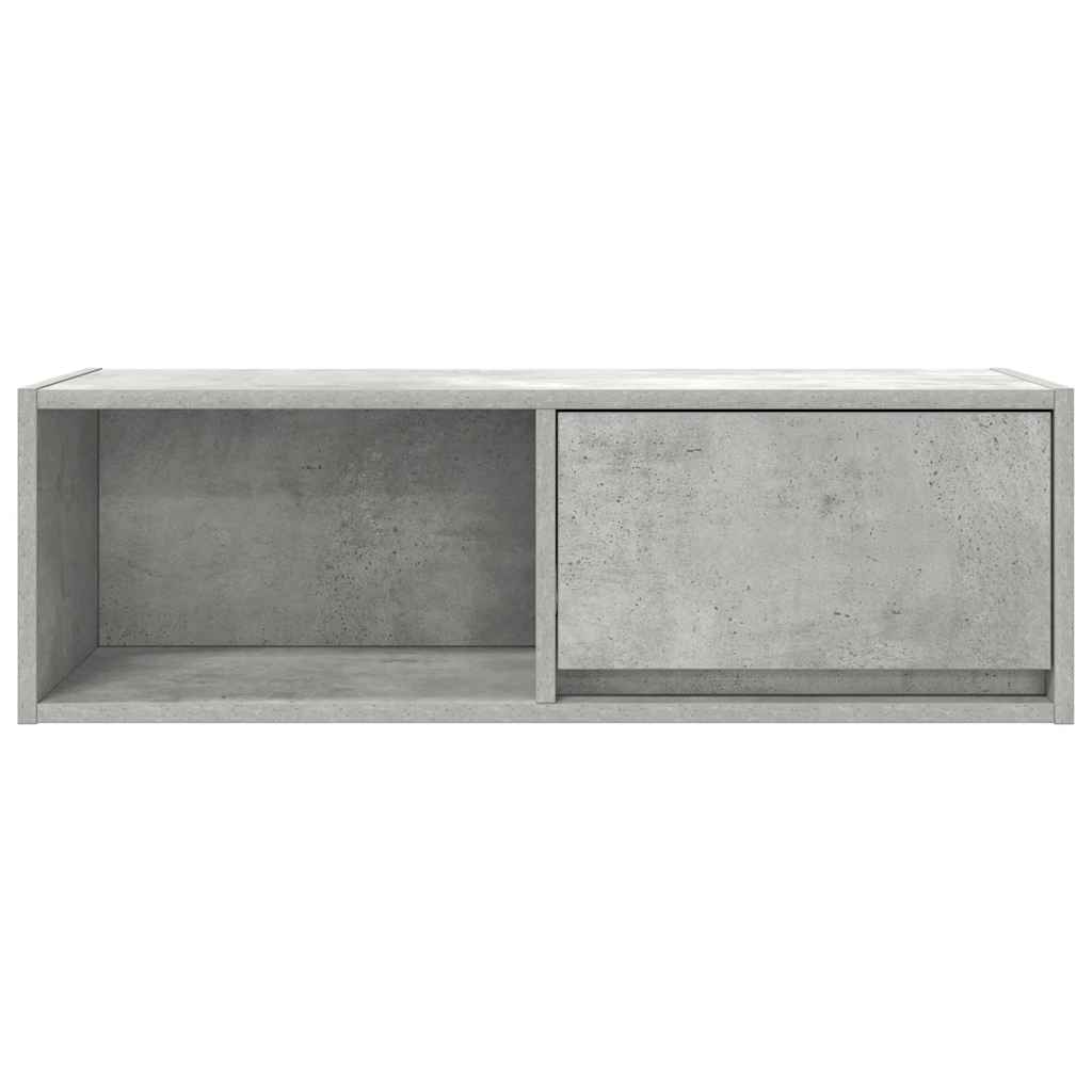 TV Cabinet Concrete Grey 80x31x25,5 cm Engineered Wood