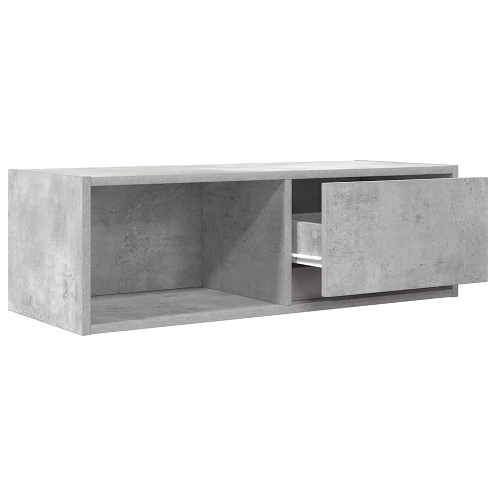TV Cabinets 2 pcs Concrete Grey 80x31x25,5 cm Engineered Wood