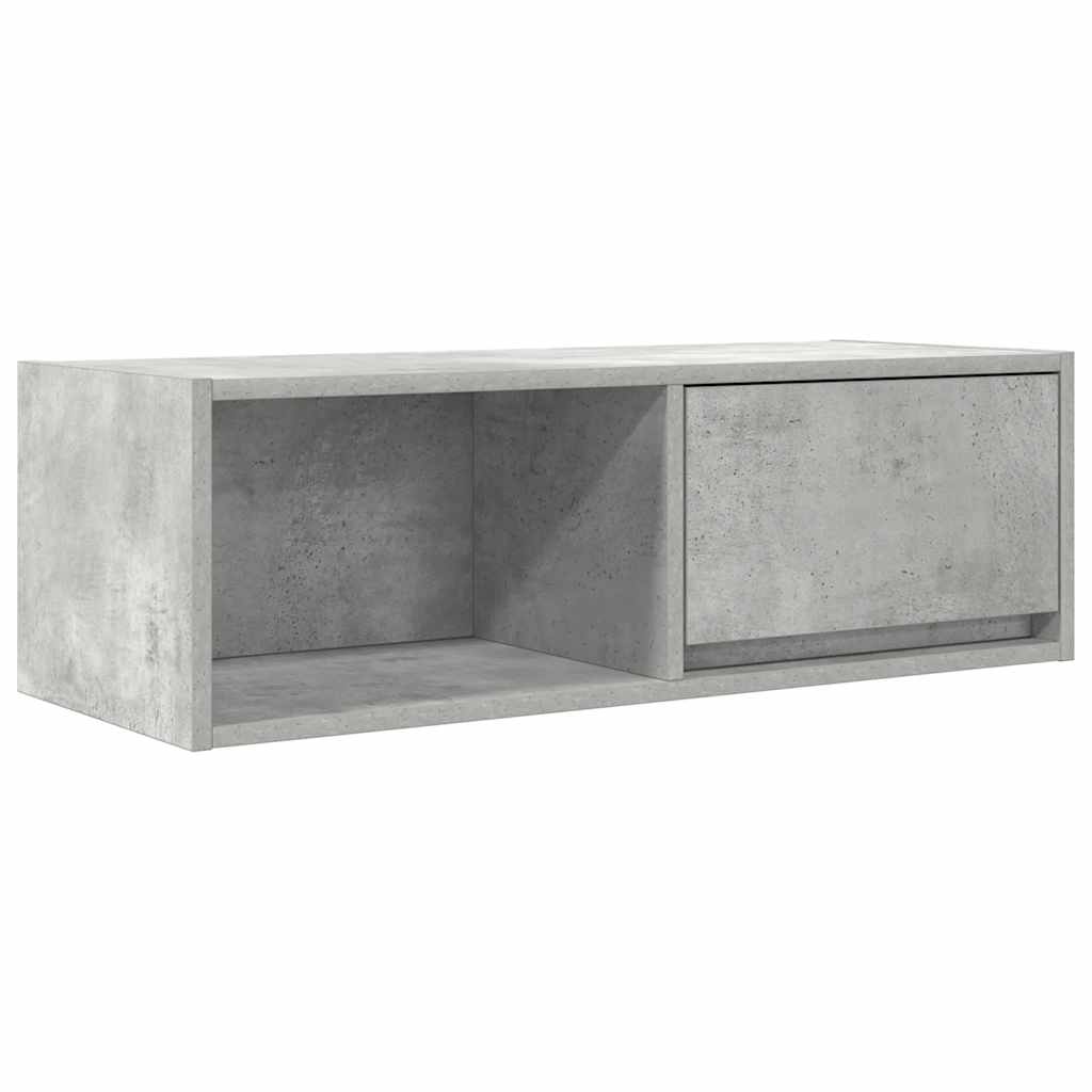 TV Cabinets 2 pcs Concrete Grey 80x31x25,5 cm Engineered Wood