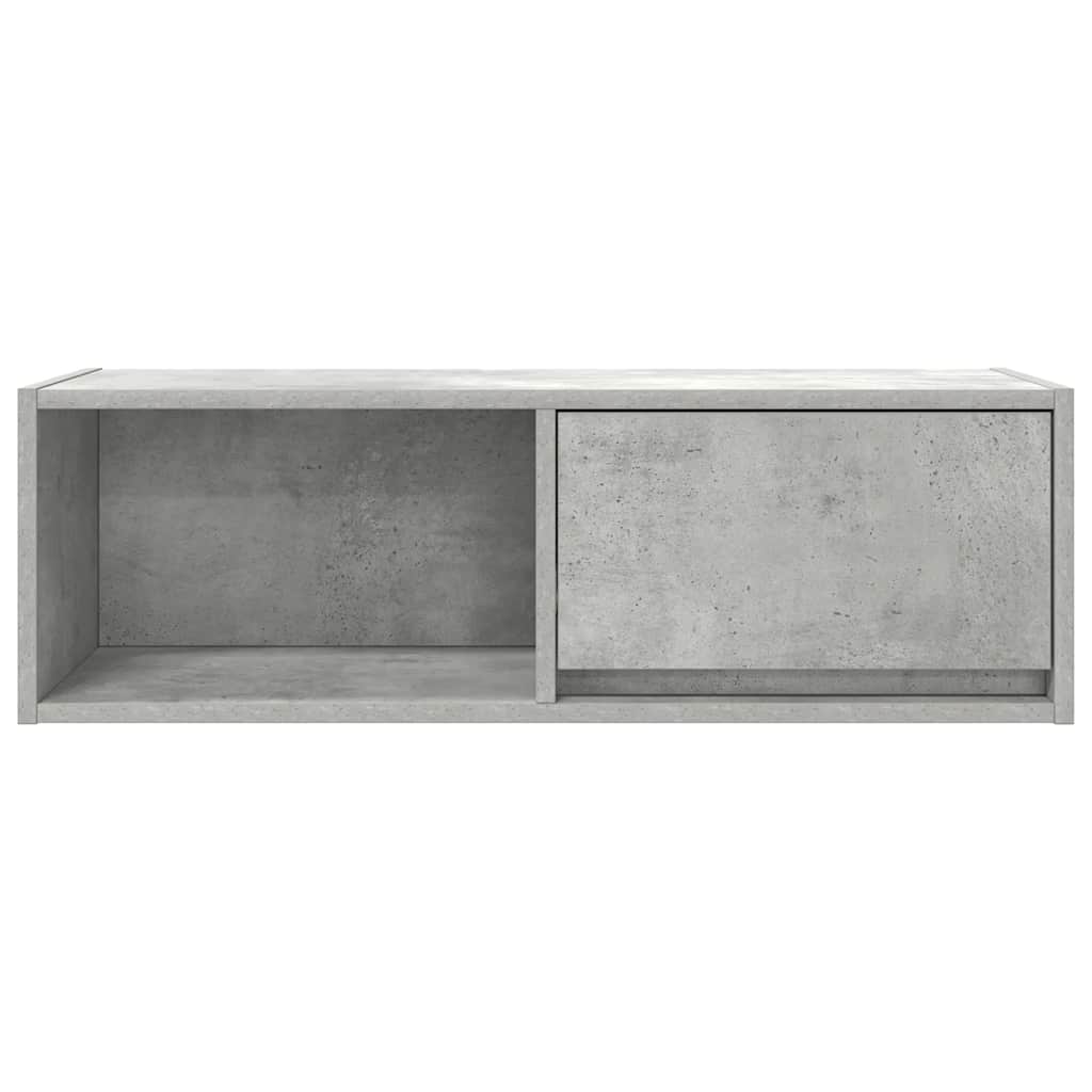 TV Cabinets 2 pcs Concrete Grey 80x31x25.5 cm Engineered Wood
