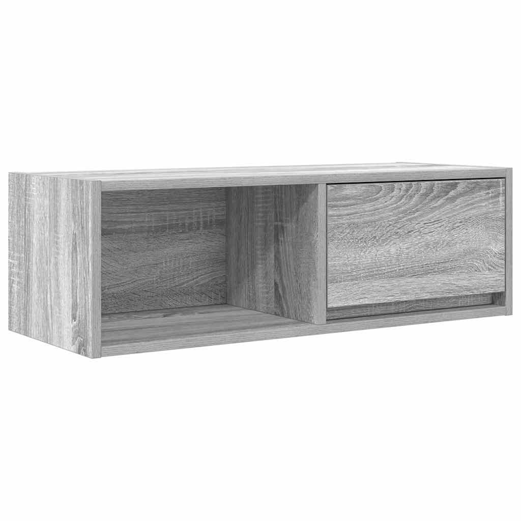 TV Cabinet Grey Sonoma 80x31x25,5 cm Engineered Wood