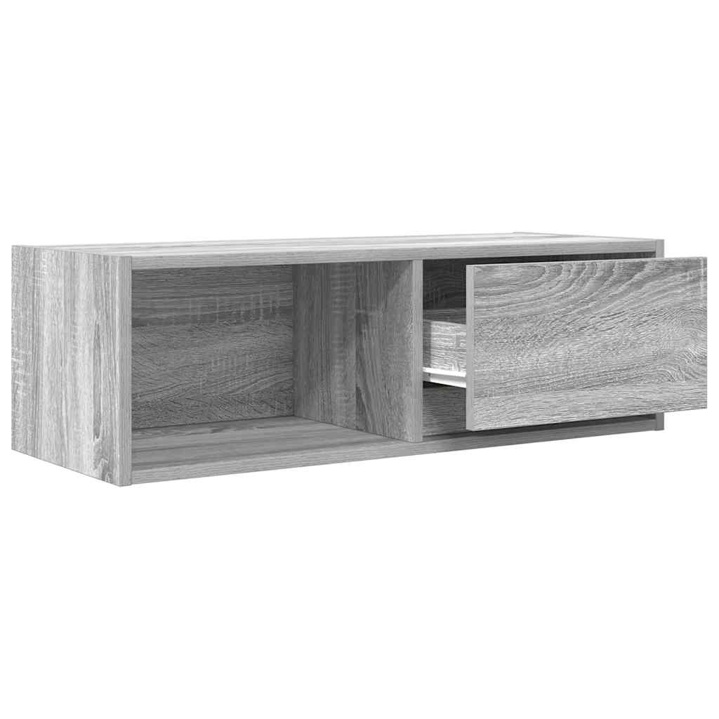 TV Cabinet Grey Sonoma 80x31x25,5 cm Engineered Wood