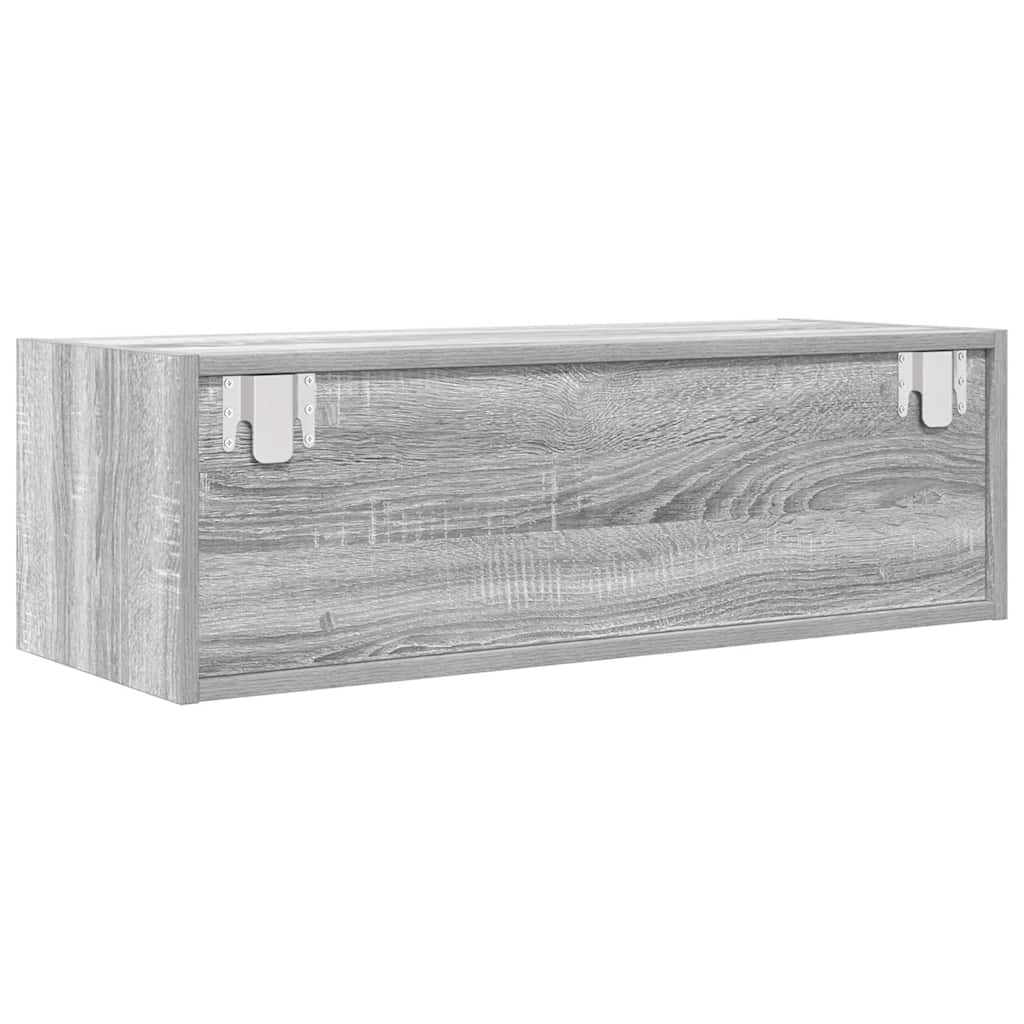 TV Cabinet Grey Sonoma 80x31x25,5 cm Engineered Wood