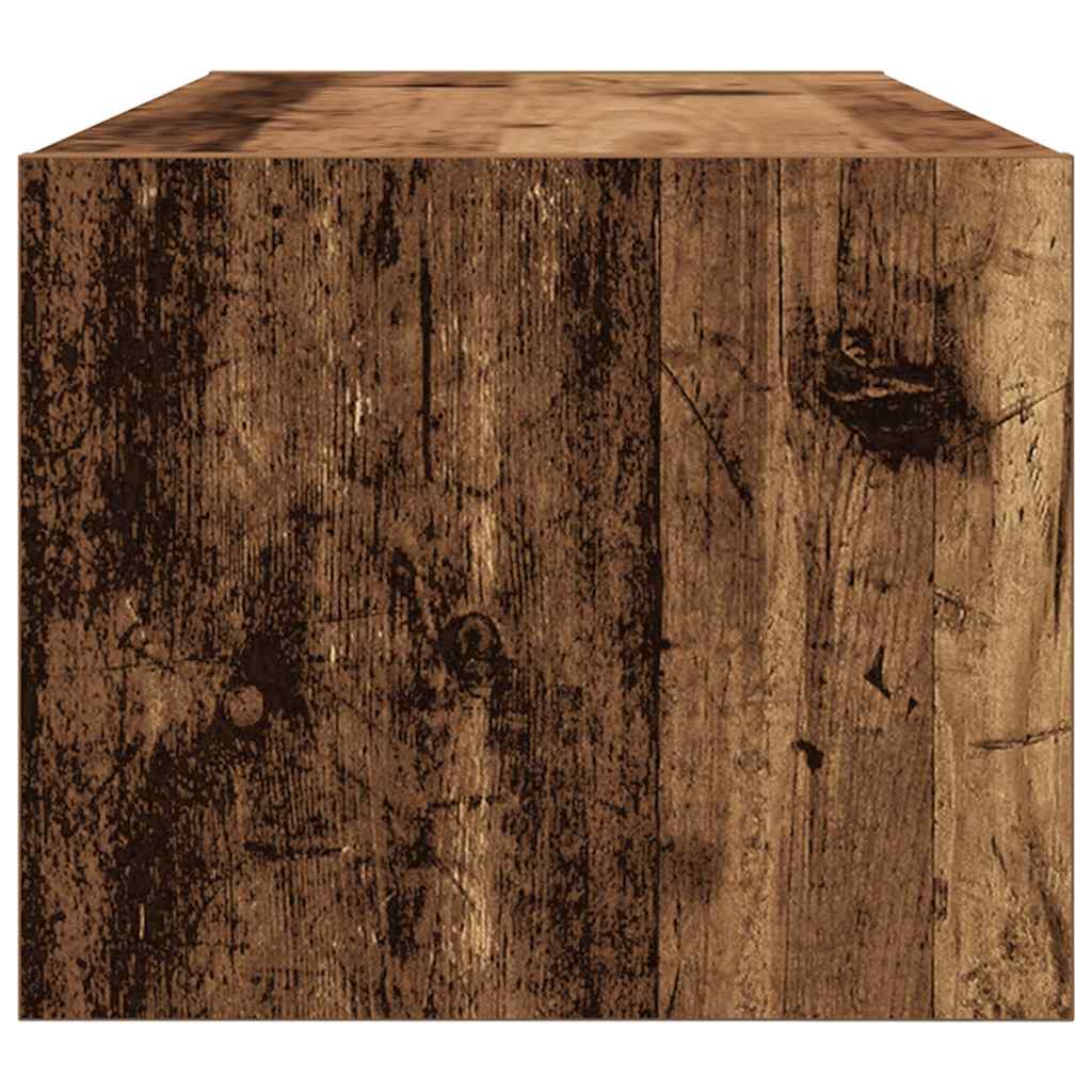 TV Cabinets 2 pcs Old Wood 80x31x25.5 cm Engineered Wood