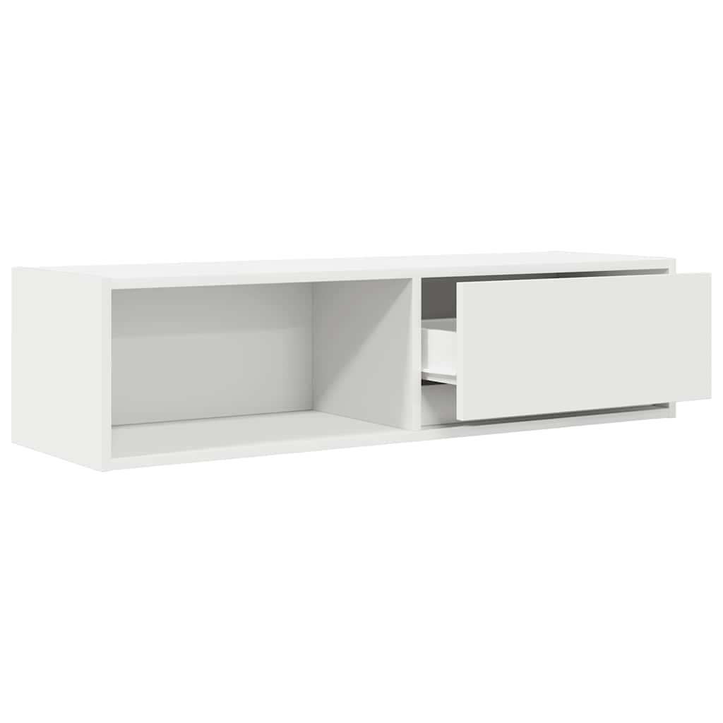 TV Cabinets 2 pcs White 100x31x25,5 cm Engineered Wood