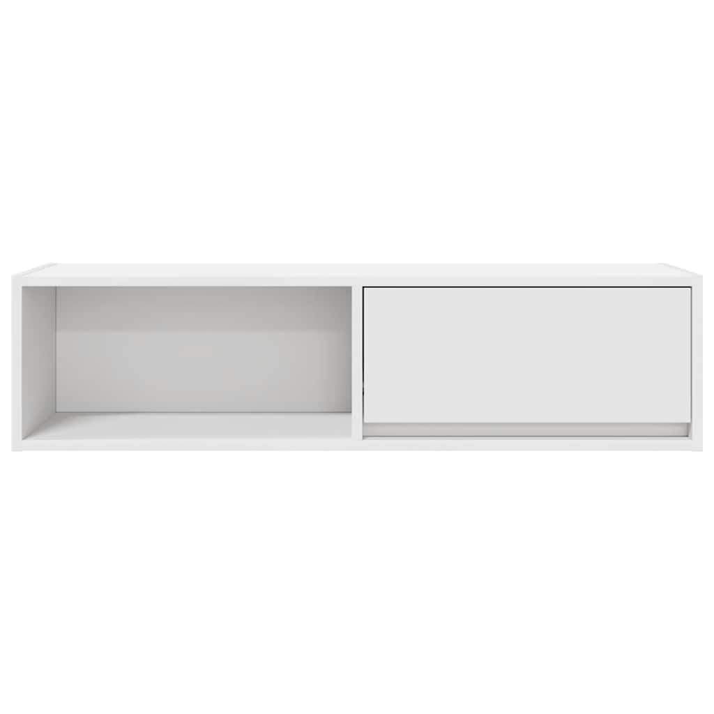 TV Cabinets 2 pcs White 100x31x25,5 cm Engineered Wood