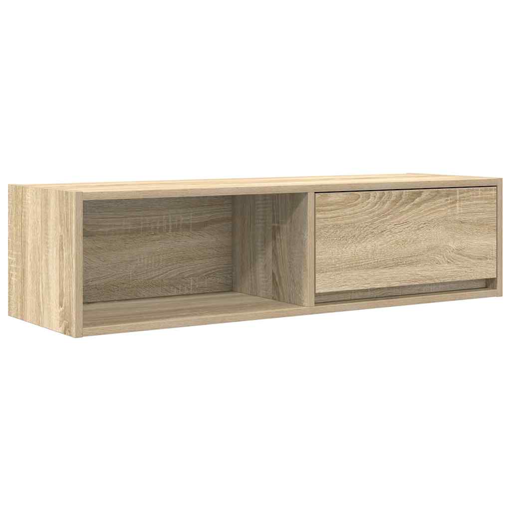 TV Cabinet Sonoma Oak 100x31x25,5 cm Engineered Wood