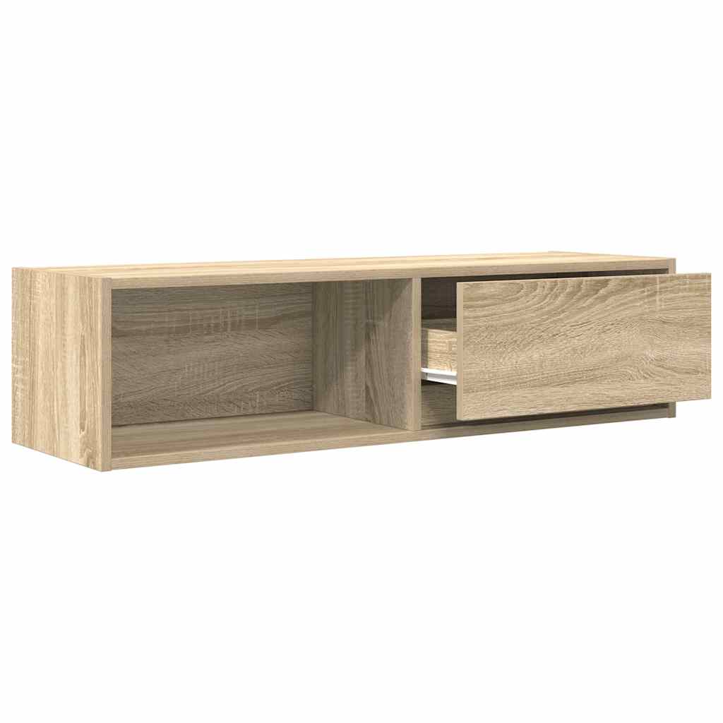 TV Cabinet Sonoma Oak 100x31x25,5 cm Engineered Wood