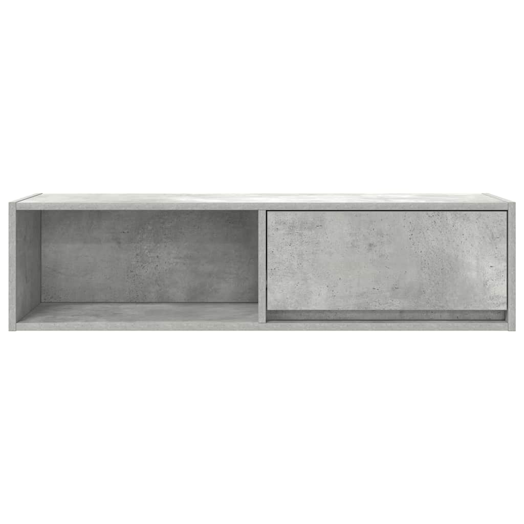 TV Cabinets 2 pcs Concrete Grey 100x31x25,5 cm Engineered Wood