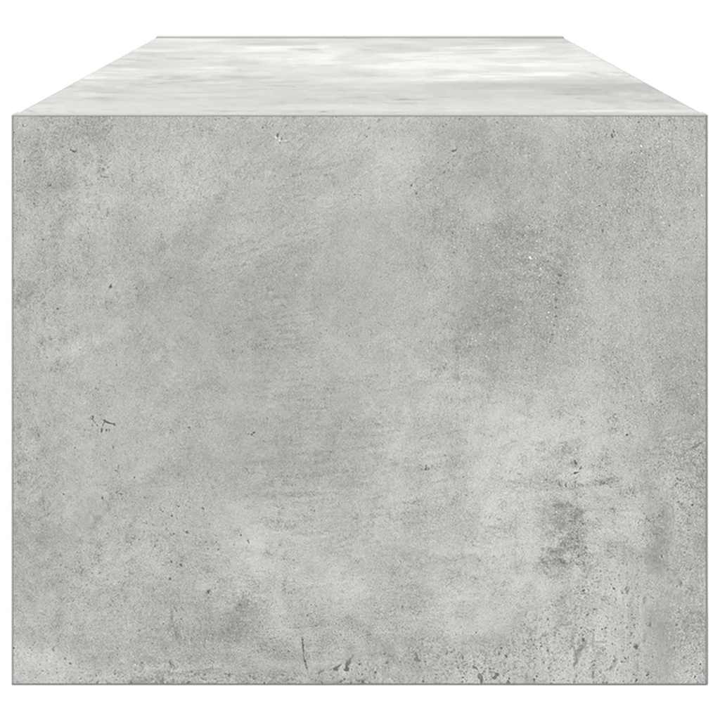 TV Cabinets 2 pcs Concrete Grey 100x31x25,5 cm Engineered Wood