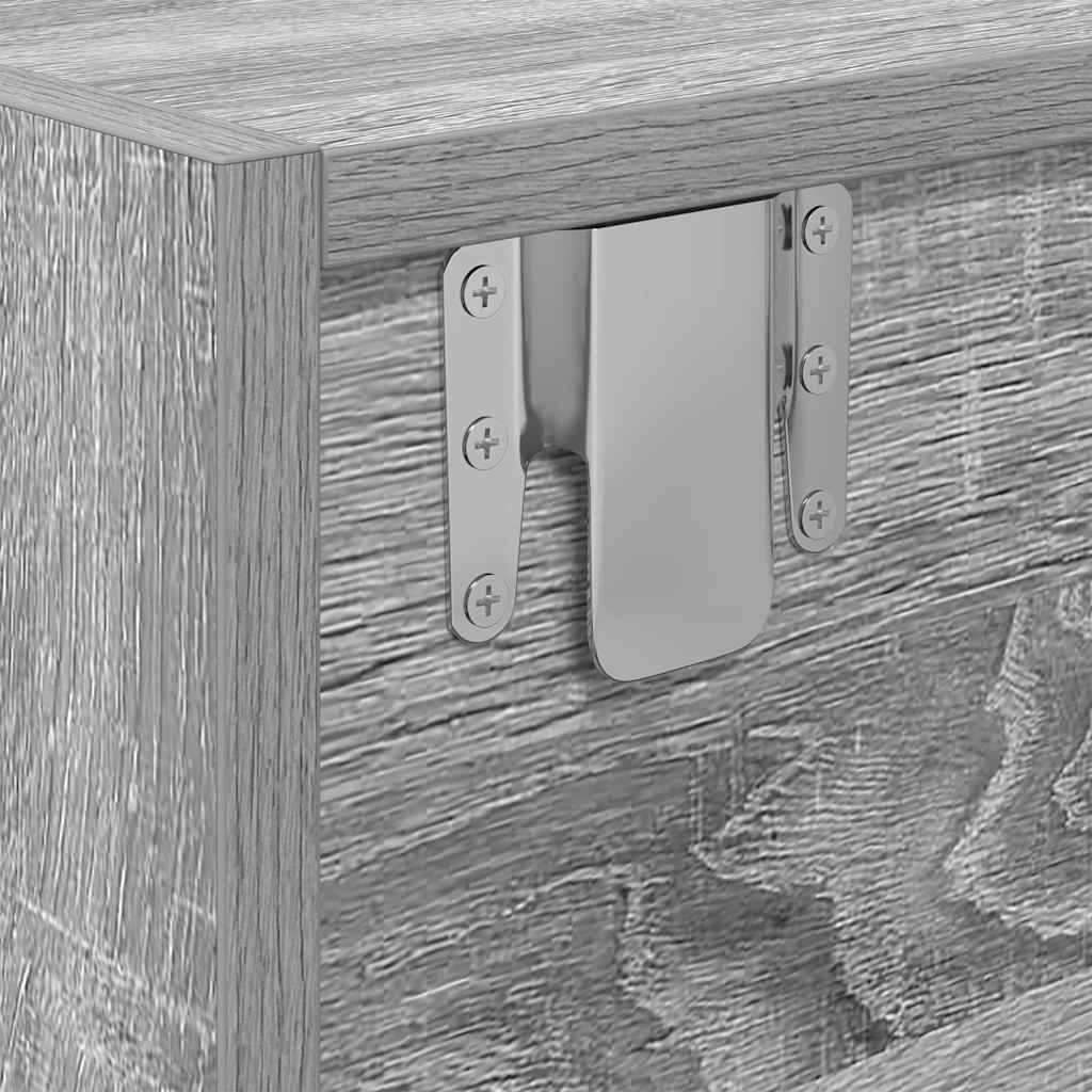 TV Cabinets 2 pcs Grey Sonoma 100x31x25,5 cm Engineered Wood