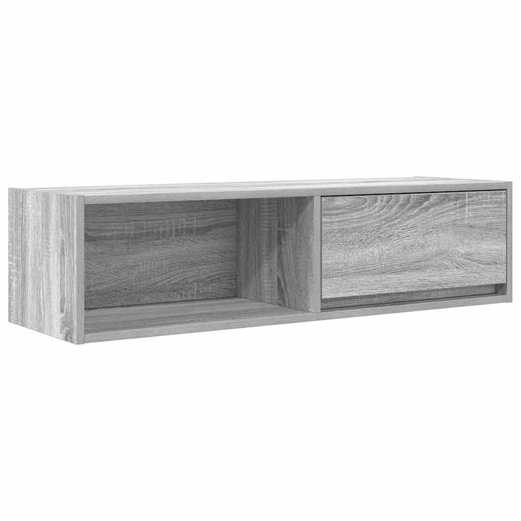 TV Cabinets 2 pcs Grey Sonoma 100x31x25,5 cm Engineered Wood