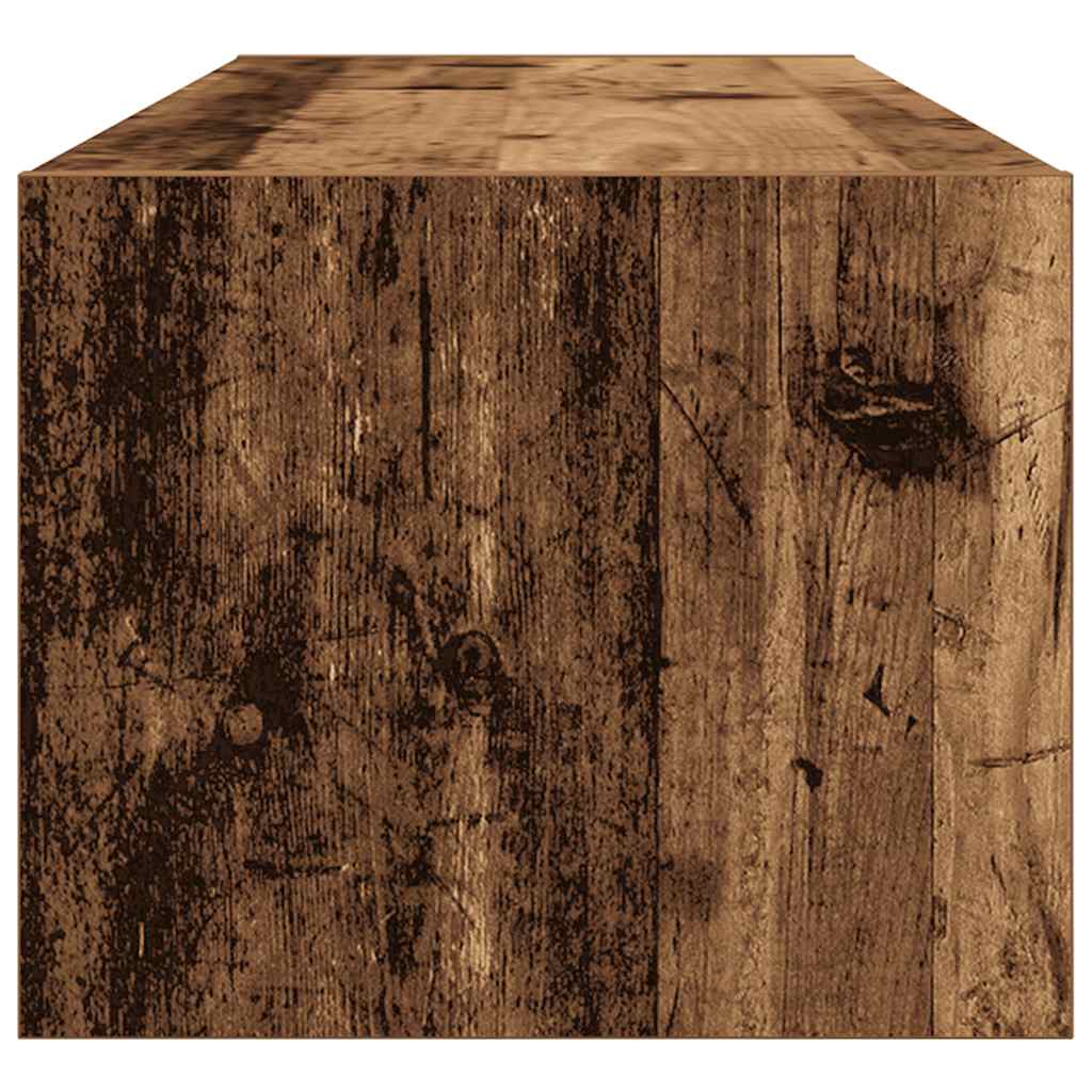 TV Cabinets 2 pcs Old Wood 100x31x25,5 cm Engineered Wood