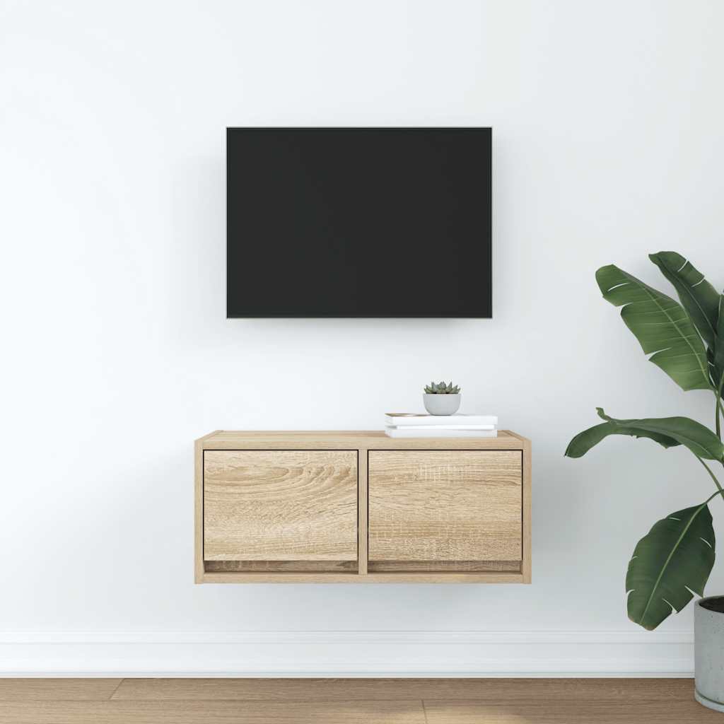 TV Cabinet Sonoma Oak 60x31x25,5 cm Engineered Wood