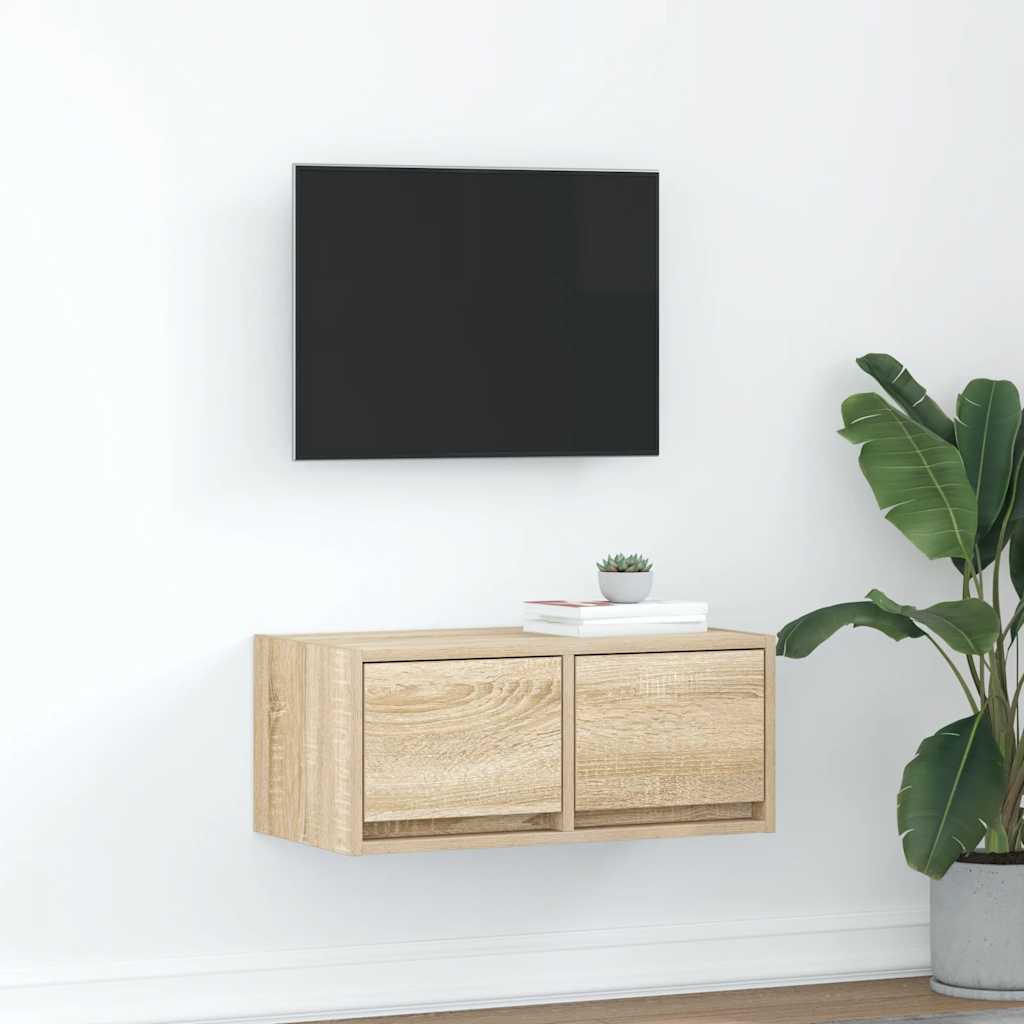 TV Cabinet Sonoma Oak 60x31x25,5 cm Engineered Wood