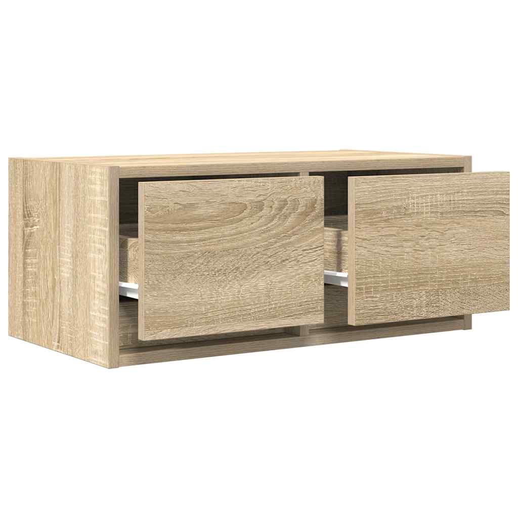 TV Cabinets 2 pcs Sonoma Oak 60x31x25,5 cm Engineered Wood