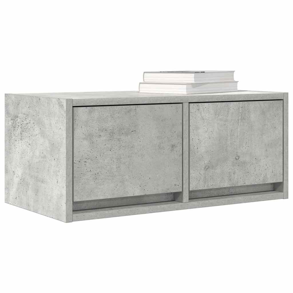 TV Cabinets 2 pcs Concrete Grey 60x31x25,5 cm Engineered Wood