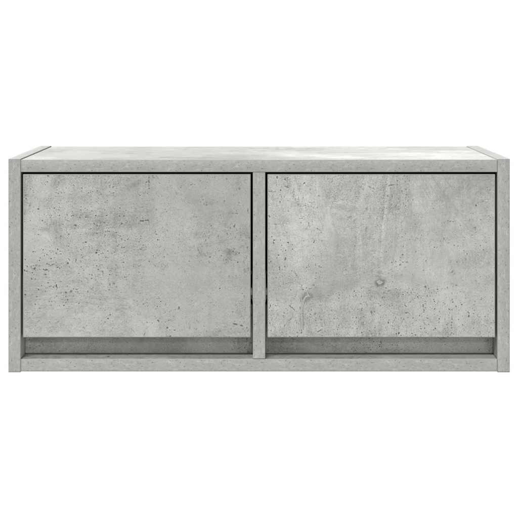 TV Cabinets 2 pcs Concrete Grey 60x31x25,5 cm Engineered Wood