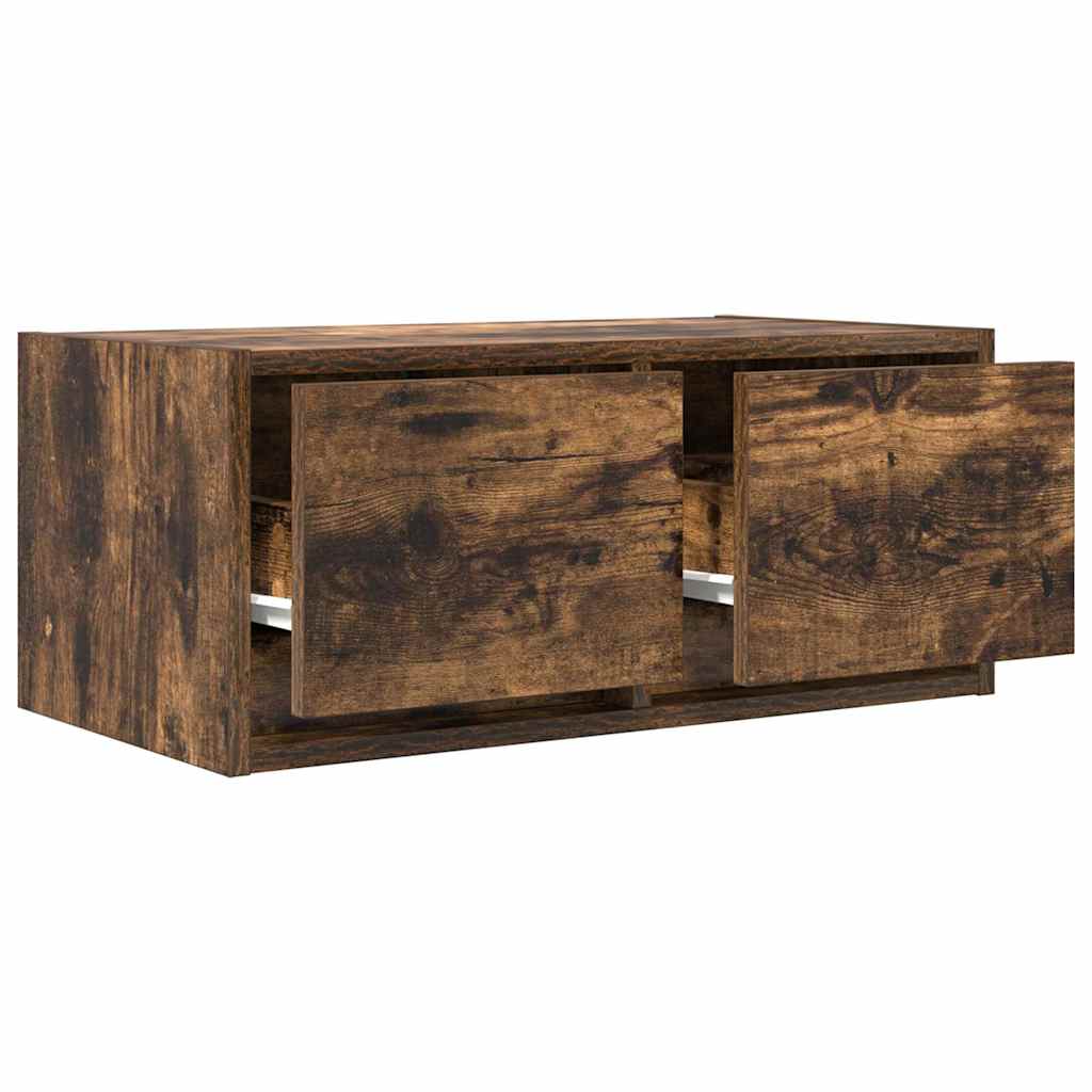 TV Cabinets 2 pcs Smoked Oak 60x31x25,5 cm Engineered Wood