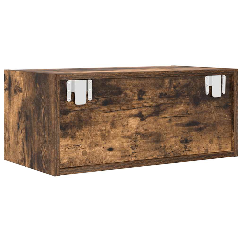 TV Cabinets 2 pcs Smoked Oak 60x31x25,5 cm Engineered Wood