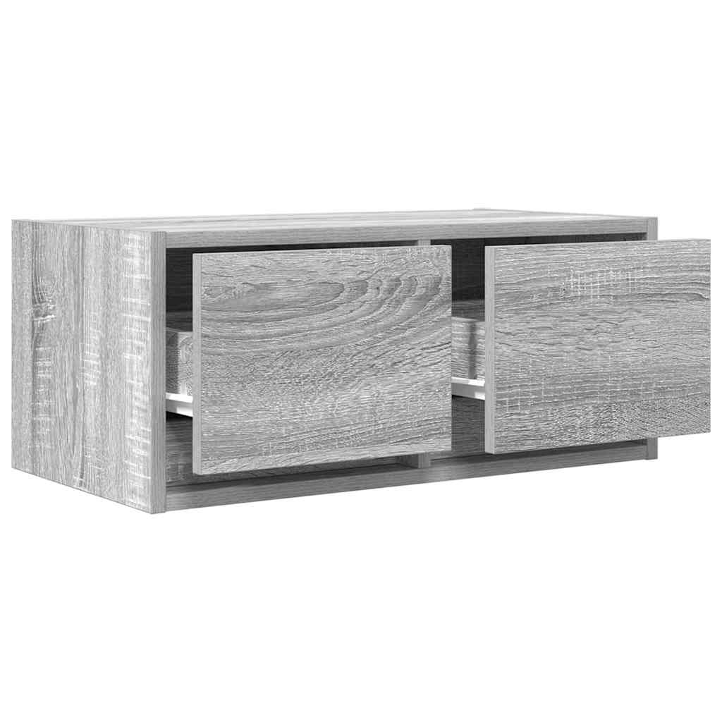 TV Cabinets 2 pcs Grey Sonoma 60x31x25,5 cm Engineered Wood