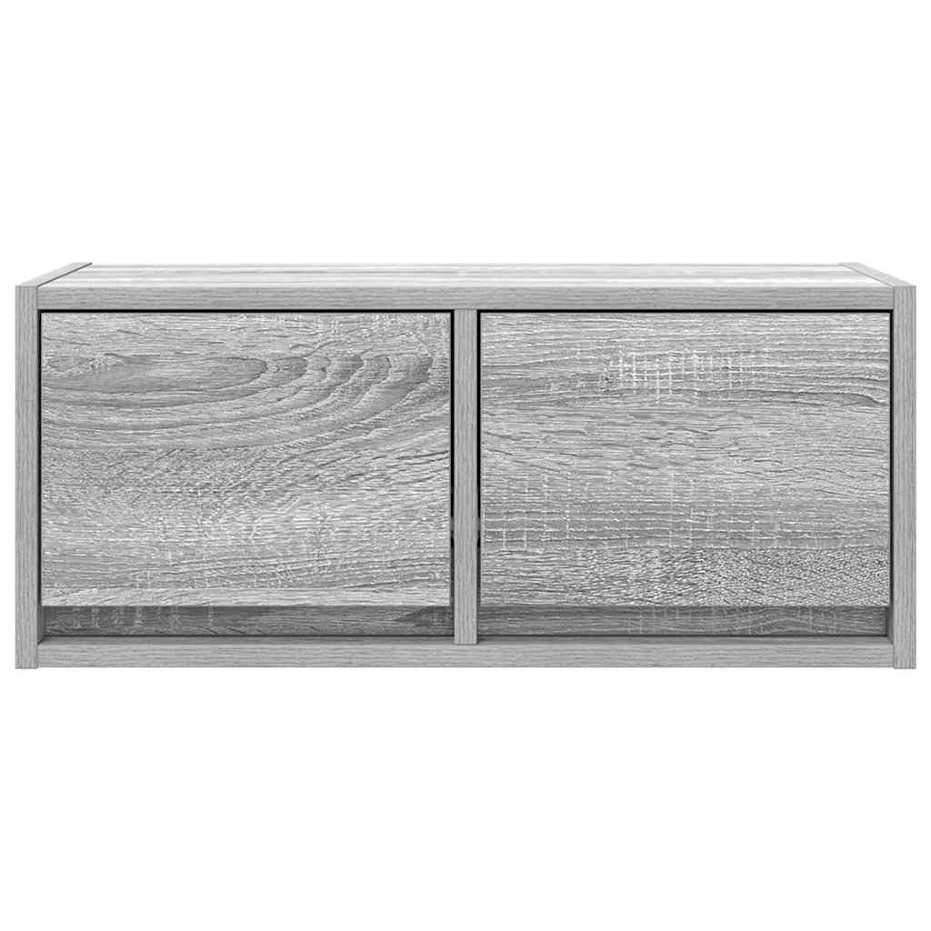 TV Cabinets 2 pcs Grey Sonoma 60x31x25,5 cm Engineered Wood