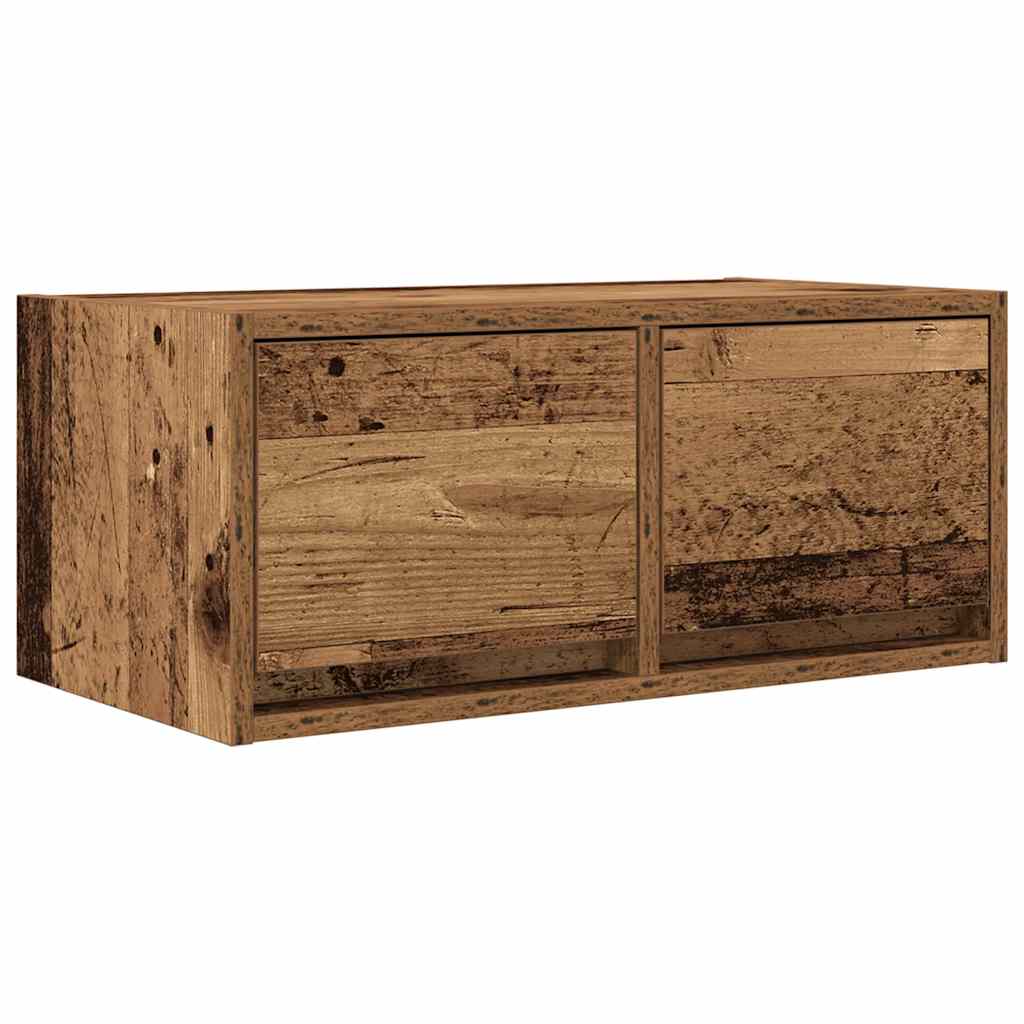 TV Cabinets 2 pcs Old Wood 60x31x25,5 cm Engineered Wood