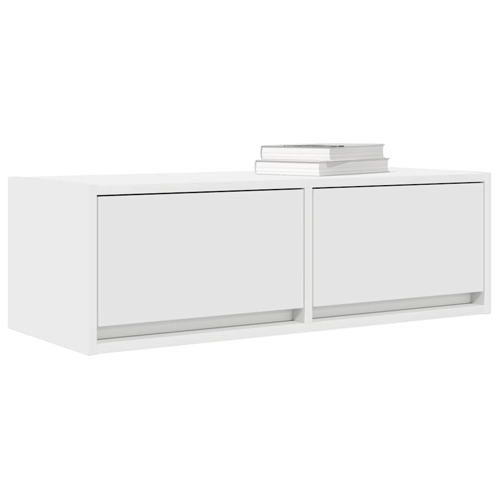 TV Cabinets 2 pcs White 80x31x25,5 cm Engineered Wood