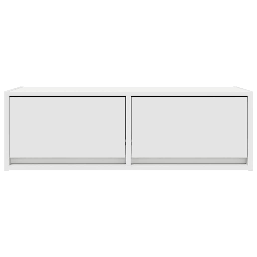 TV Cabinets 2 pcs White 80x31x25,5 cm Engineered Wood