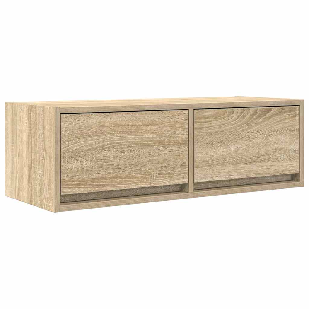 TV Cabinets 2 pcs Sonoma Oak 80x31x25,5 cm Engineered Wood