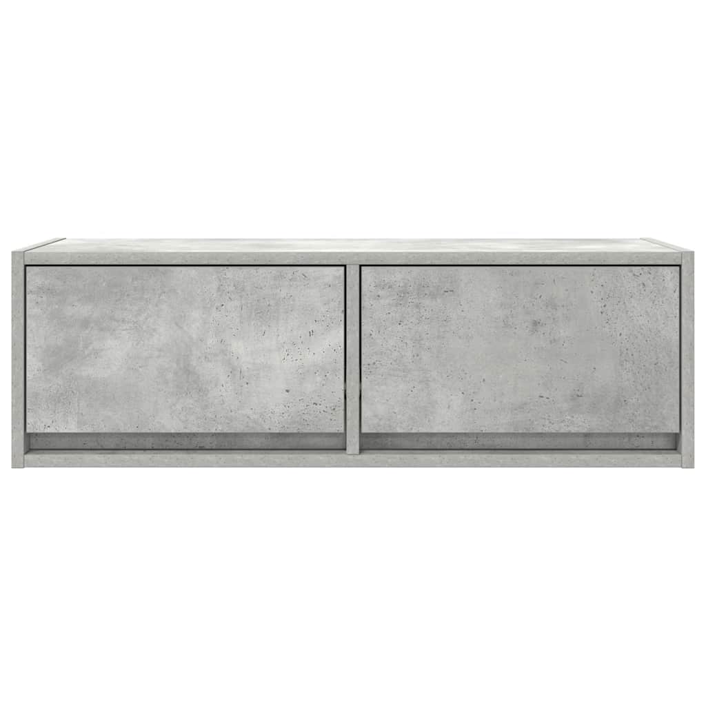 TV Cabinet Concrete Grey 80x31x25,5 cm Engineered Wood