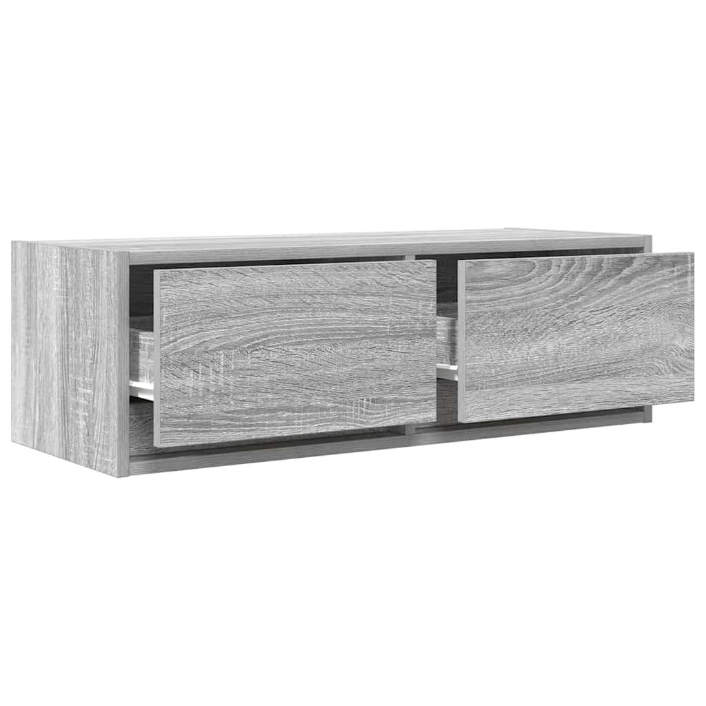 TV Cabinet Grey Sonoma 80x31x25,5 cm Engineered Wood