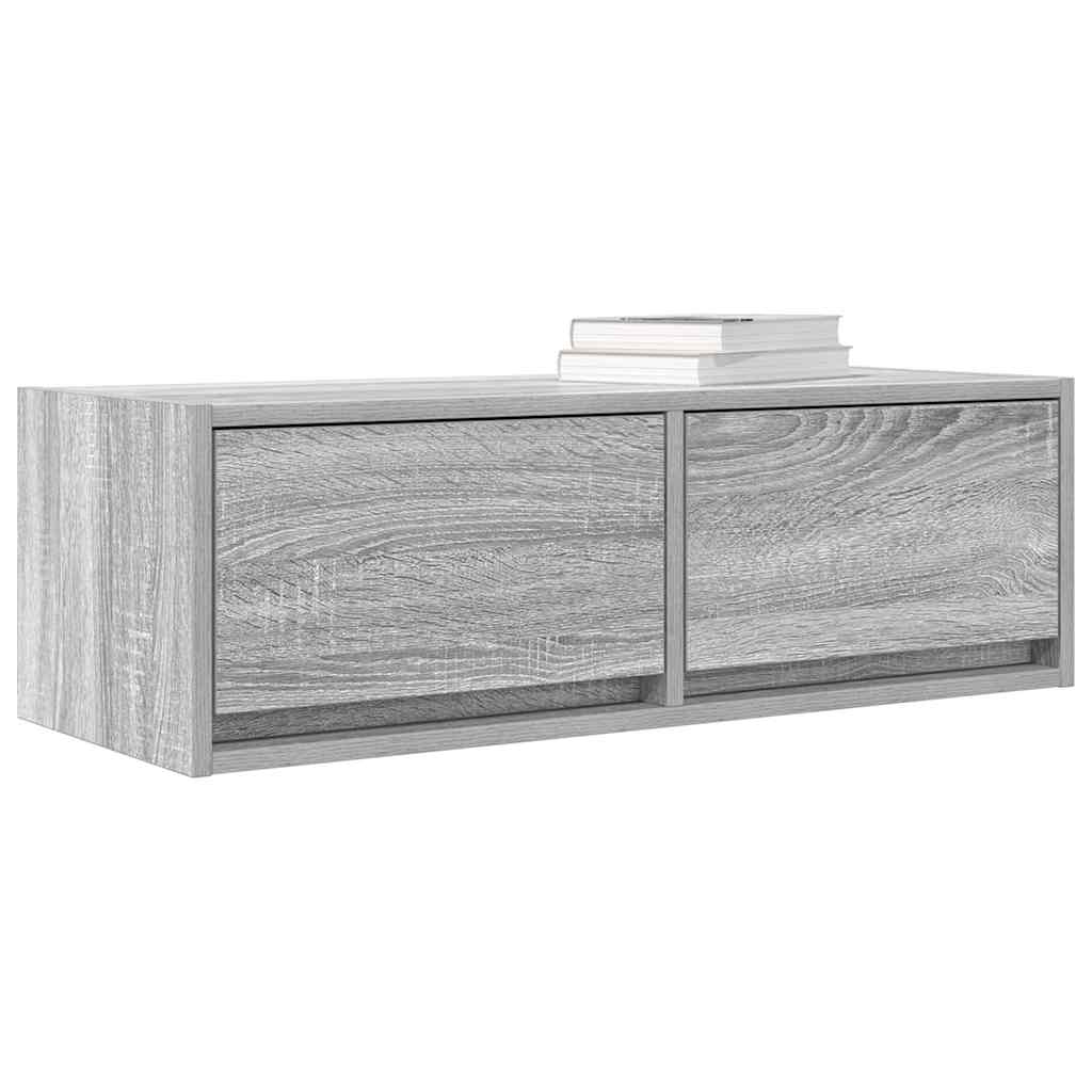 TV Cabinets 2 pcs Grey Sonoma 80x31x25,5 cm Engineered Wood