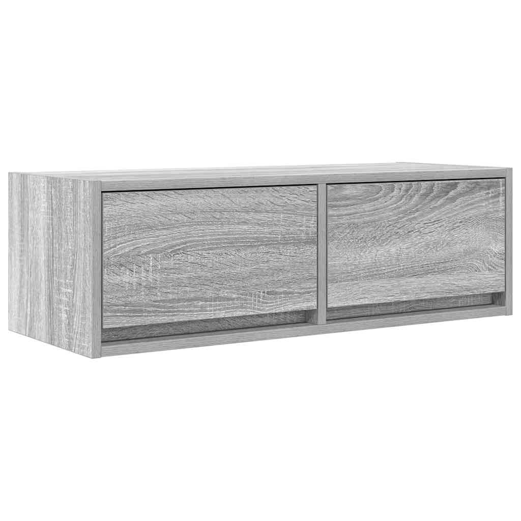 TV Cabinets 2 pcs Grey Sonoma 80x31x25,5 cm Engineered Wood