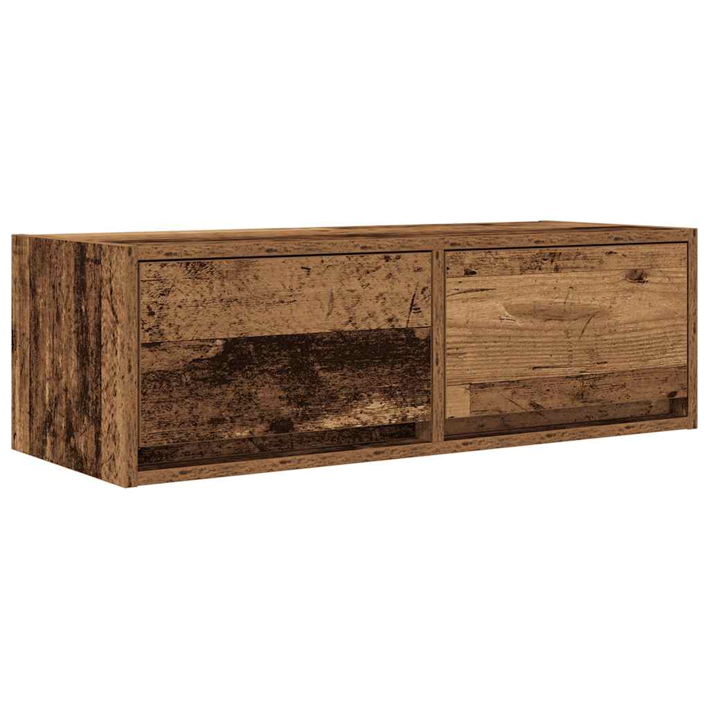 TV Cabinet Old Wood 80x31x25,5 cm Engineered Wood
