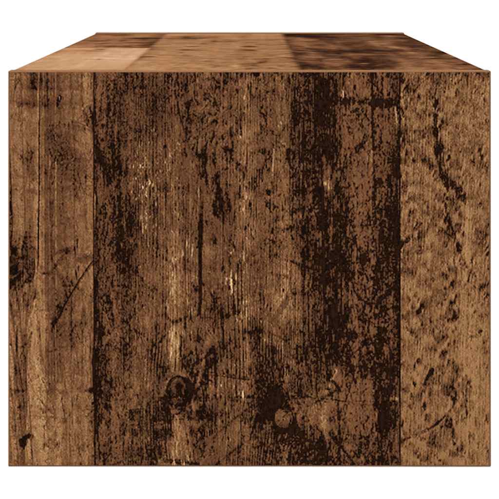 TV Cabinet Old Wood 80x31x25,5 cm Engineered Wood