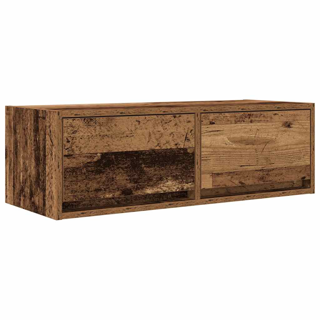 TV Cabinets 2 pcs Old Wood 80x31x25,5 cm Engineered Wood