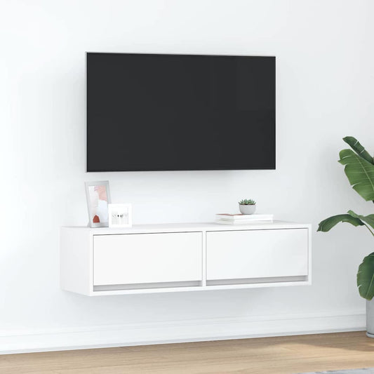 TV Cabinet 100 x 31 x 25.5 cm White Engineered wood
