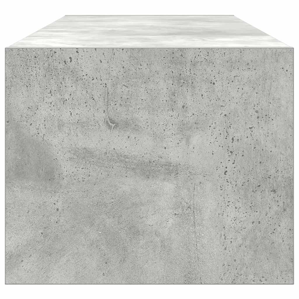 TV Cabinet Concrete grey 100 x 31 x 25.5 cm Engineered wood