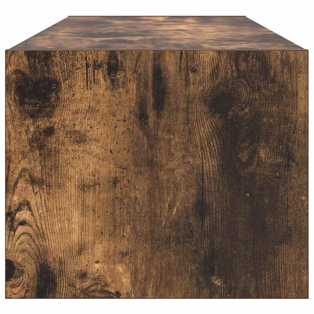TV Cabinet Smoked oak 100 x 31 x 25.5 cm Engineered wood