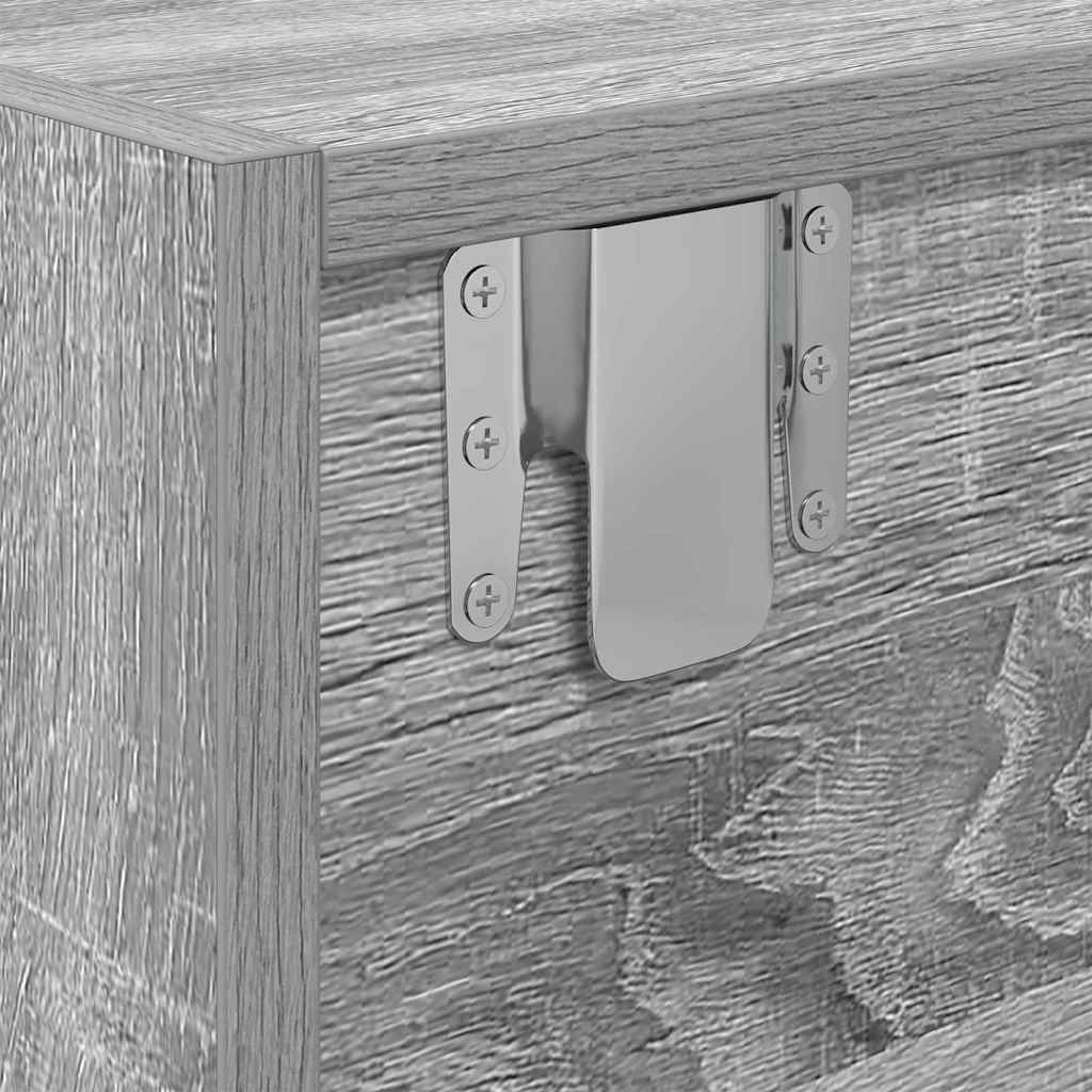 TV Cabinet Grey sonoma 100 x 31 x 25.5 cm Engineered wood