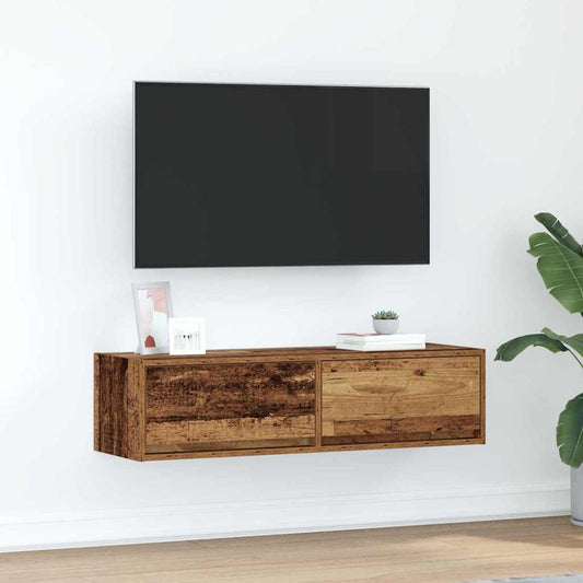 TV Cabinet 100 x 31 x 25.5 cm Old wood Engineered wood
