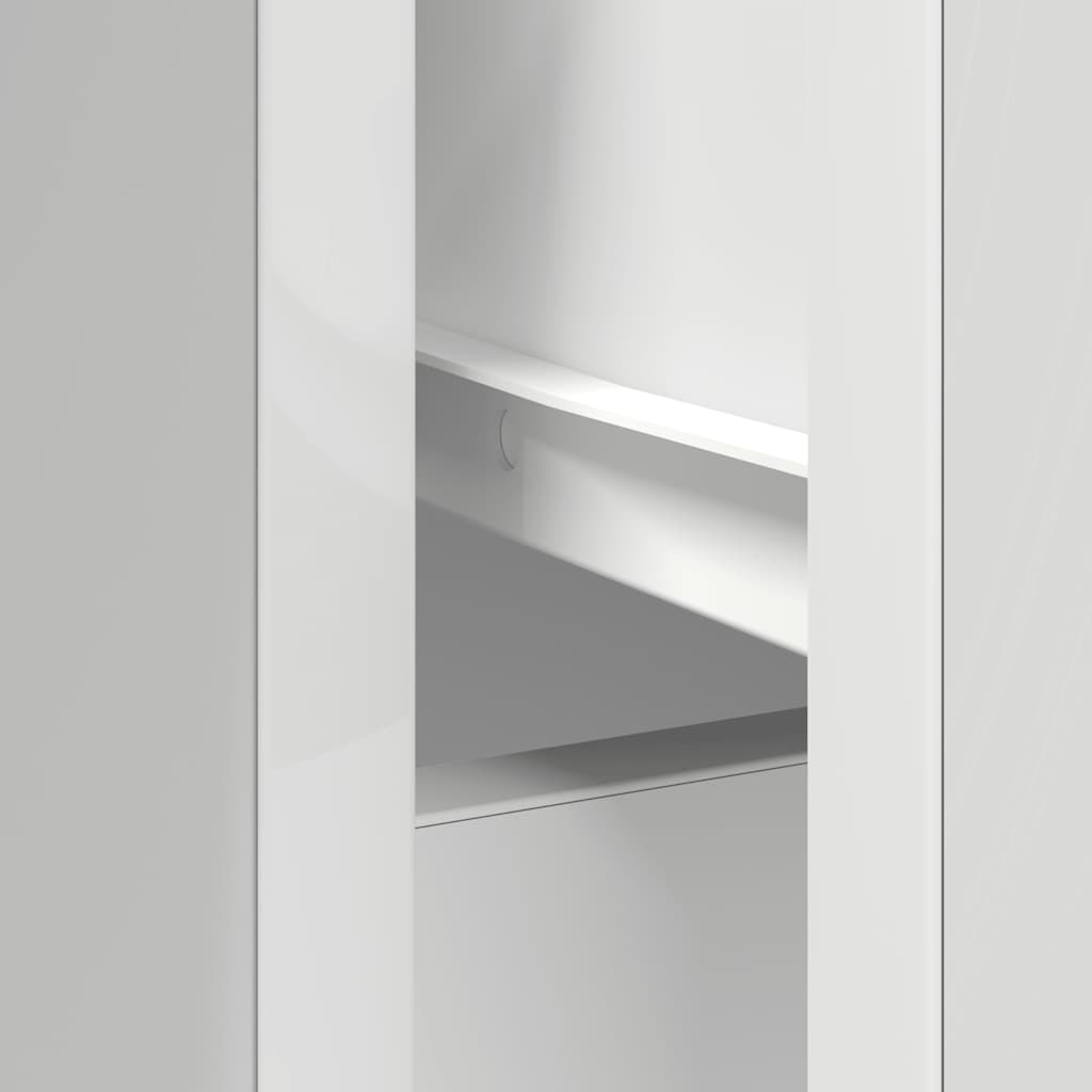 Sideboard with Drawer White 101x35x76 cm Engineered Wood