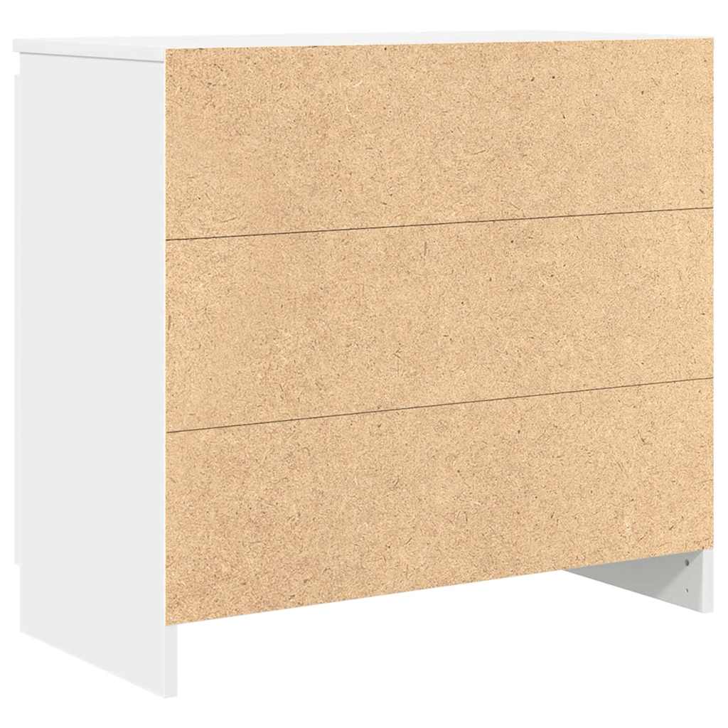 Sideboard with Drawer White 71x35x65 cm Engineered Wood