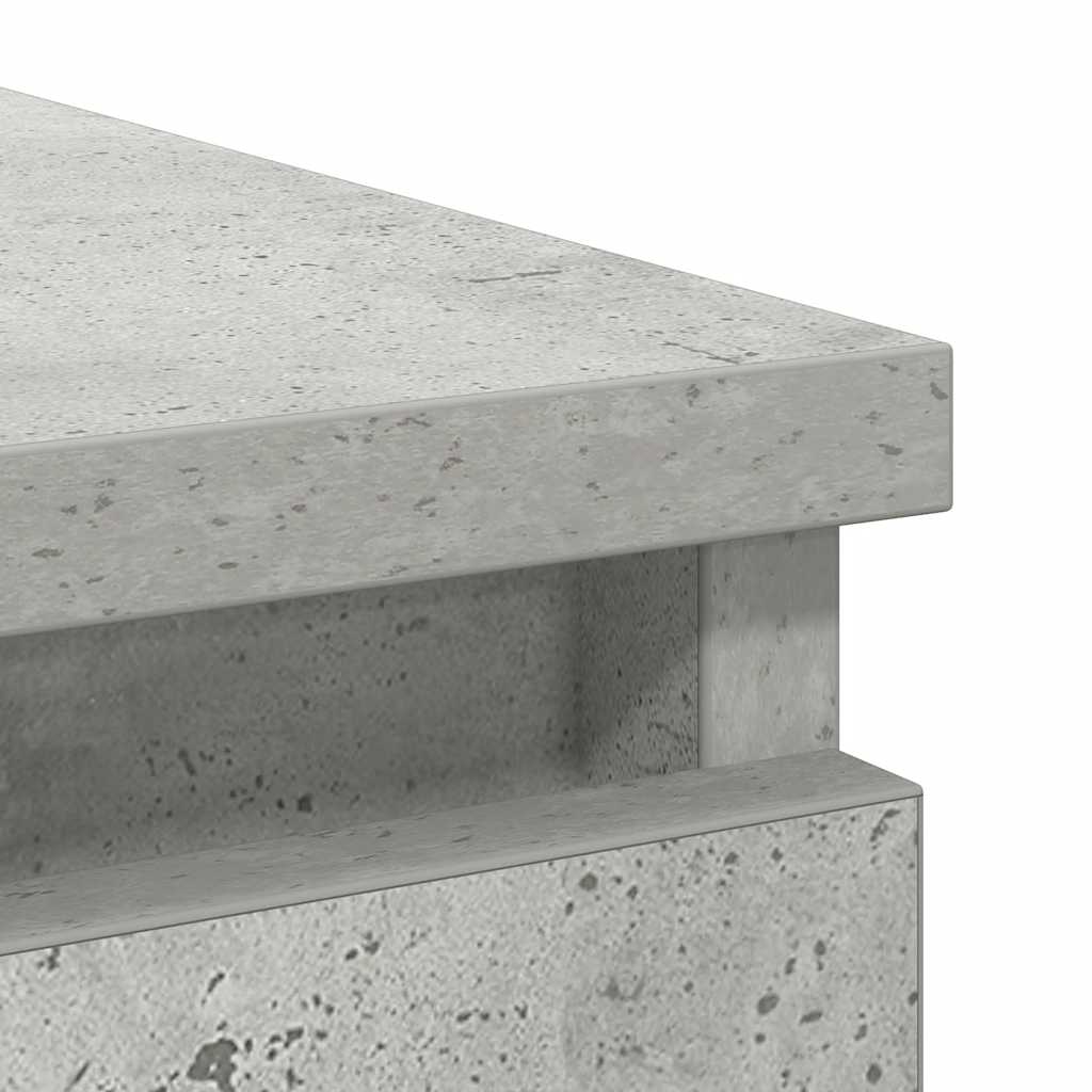 Sideboard with Drawers Concrete Grey 71x35x84cm Engineered Wood