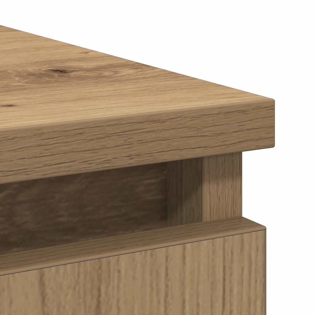 Sideboard with Drawers Artisan Oak 71x35x84 cm Engineered Wood