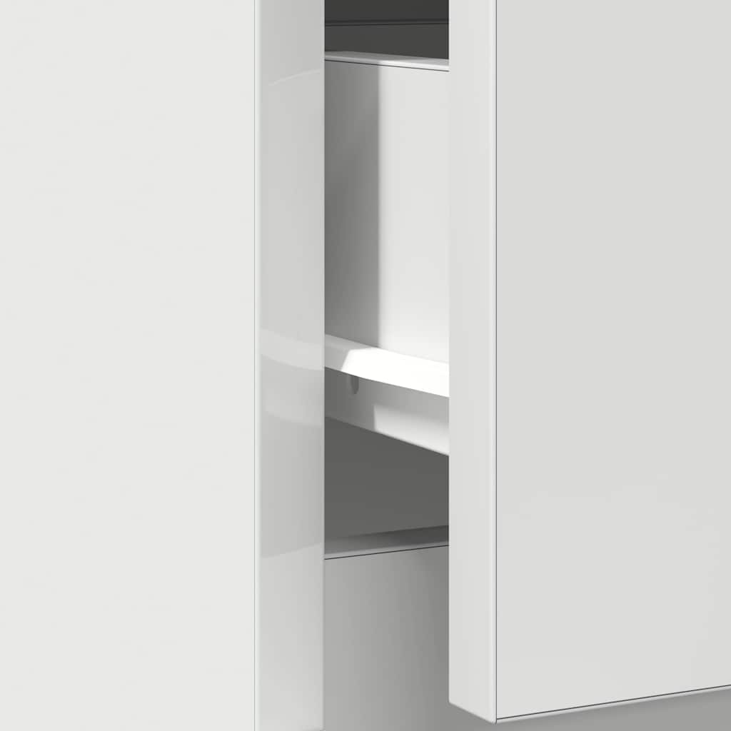 Sideboard with Drawer White 71x35x84 cm Engineered Wood