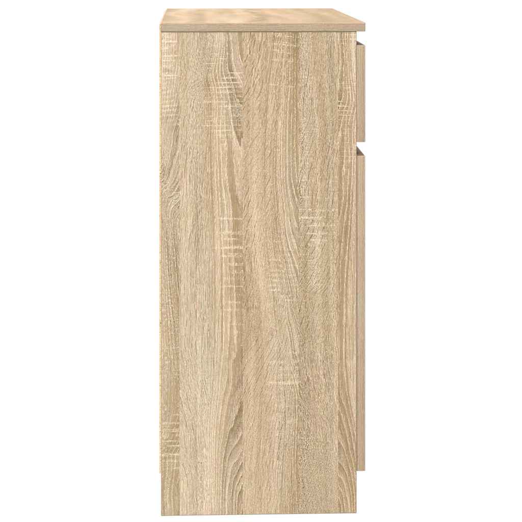 Sideboard with Drawer Sonoma Oak 71x35x84 cm Engineered Wood