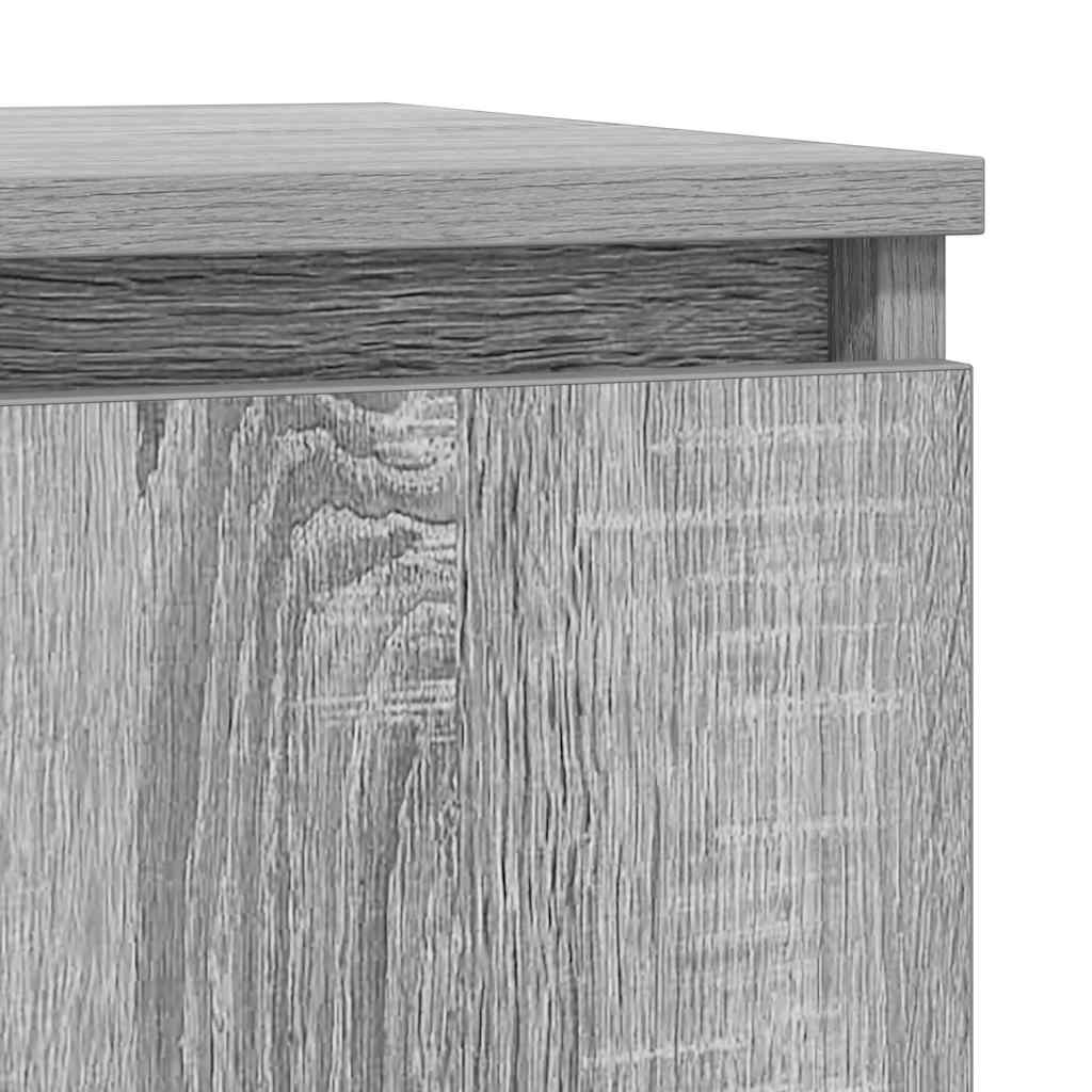Sideboard with Drawer Grey Sonoma 71x35x84 cm Engineered Wood