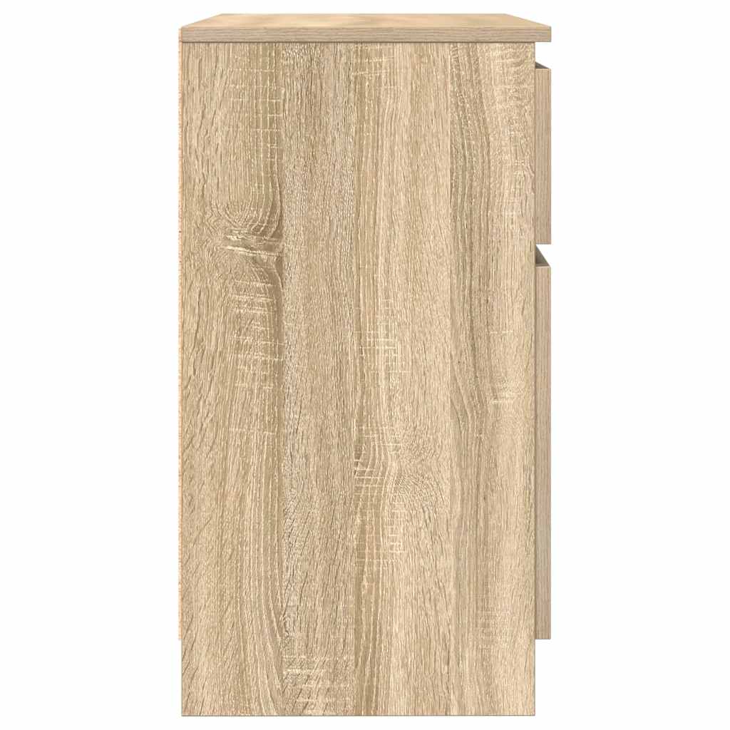 Sideboard with Drawer Sonoma Oak 71x35x65 cm Engineered Wood